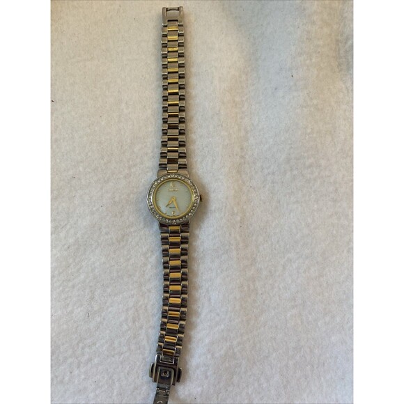 CITIZEN Two Toned ECO DRIVE NEW BATTERY B023 06503 Watch Resist Diamond Line - Picture 2 of 9